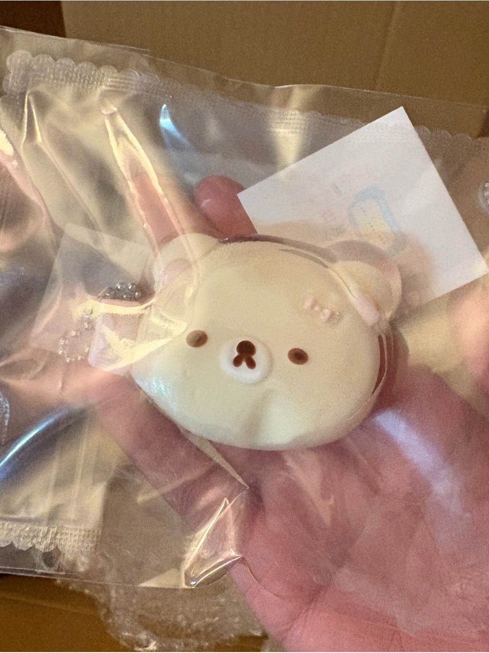 Handmade Taba squishy Rilakkuma bear bottle clear squeeze toy squishies cute